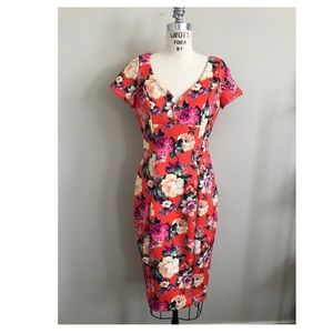 ASOS Floral Printed Midi Dress